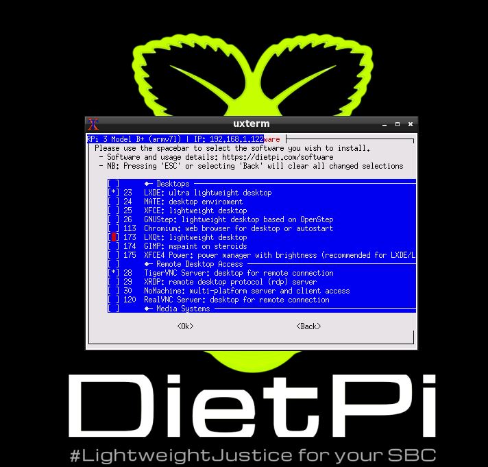 dietpi software